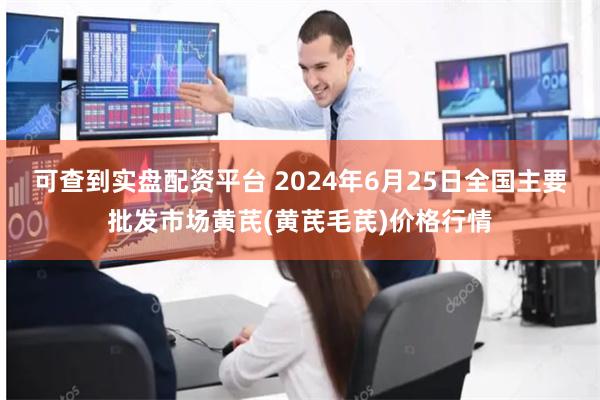 可查到实盘配资平台 2024年6月25日全国主要批发市场黄芪(黄芪毛芪)价格行情