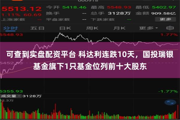 可查到实盘配资平台 科达利连跌10天，国投瑞银基金旗下1只基金位列前十大股东