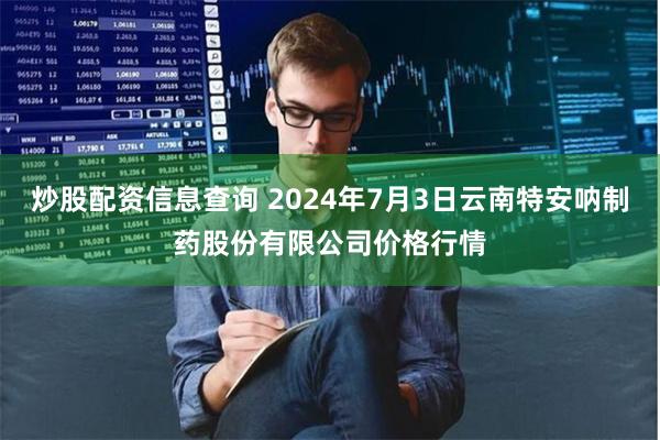 炒股配资信息查询 2024年7月3日云南特安呐制药股份有限公司价格行情