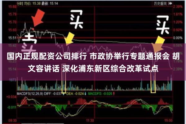 国内正规配资公司排行 市政协举行专题通报会 胡文容讲话 深化浦东新区综合改革试点
