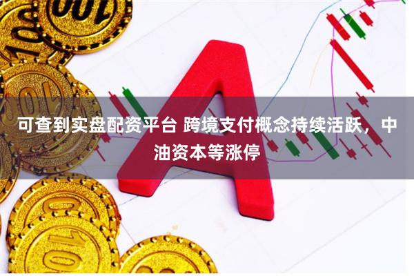 可查到实盘配资平台 跨境支付概念持续活跃，中油资本等涨停